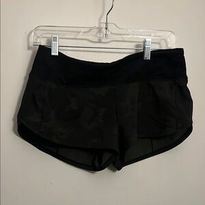 Lululemon Athletica Black Athletic Shorts Lightweight Elasticized